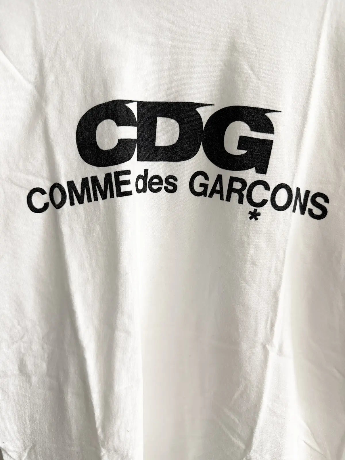 2010s Comme Des Garçons CDG Logo White Tee