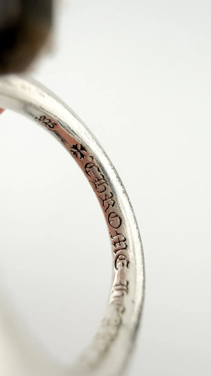 Chrome Hearts Nail Cross Ball Ring
