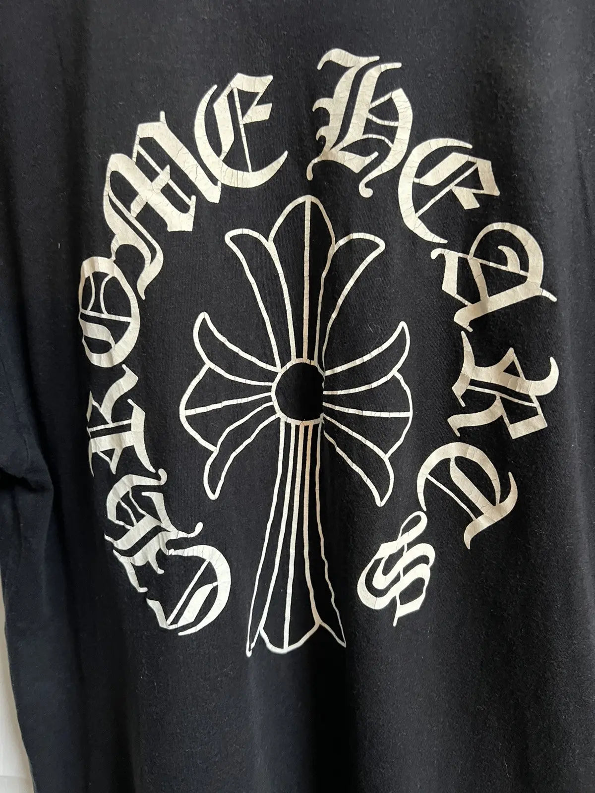 2010s Chrome Hearts Jumbo Horseshoe Neck Logo Tee