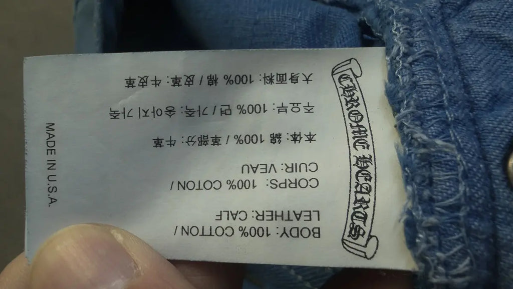 Chrome Hearts Denim Jeans London Limited Edition
