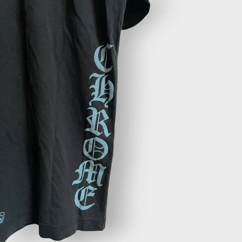 2010s Chrome Hearts Blue Scripts Pocket Tee