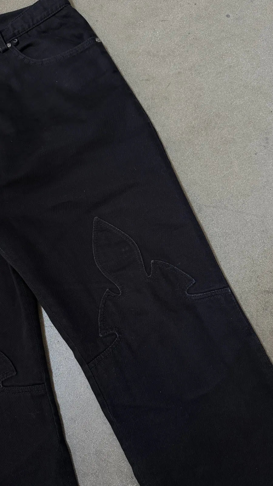 Chrome Hearts FleurKnee Jeans