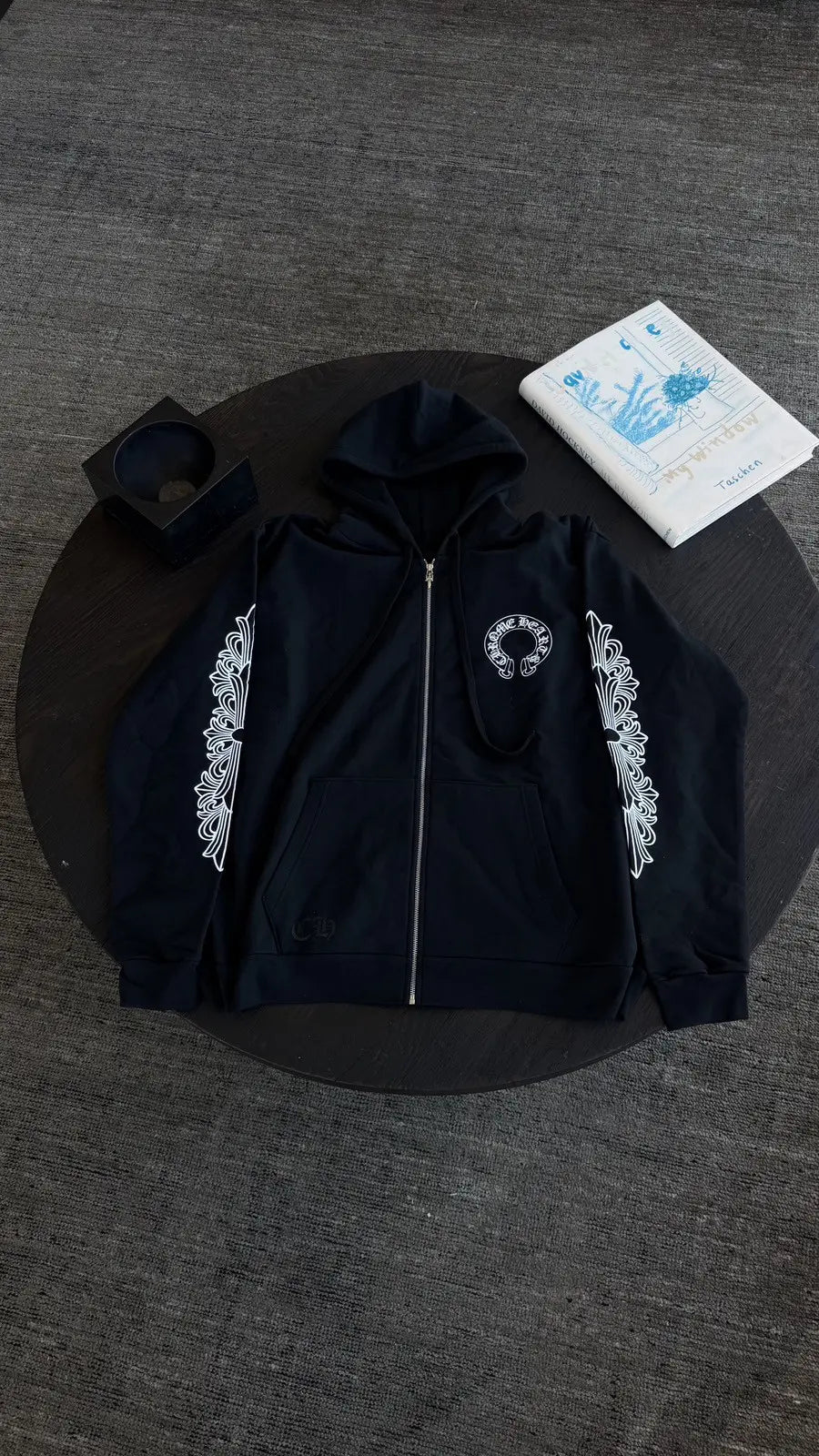 Chrome Hearts Horse Shoe Floral Hoodie Size XXL Chrome Hearts