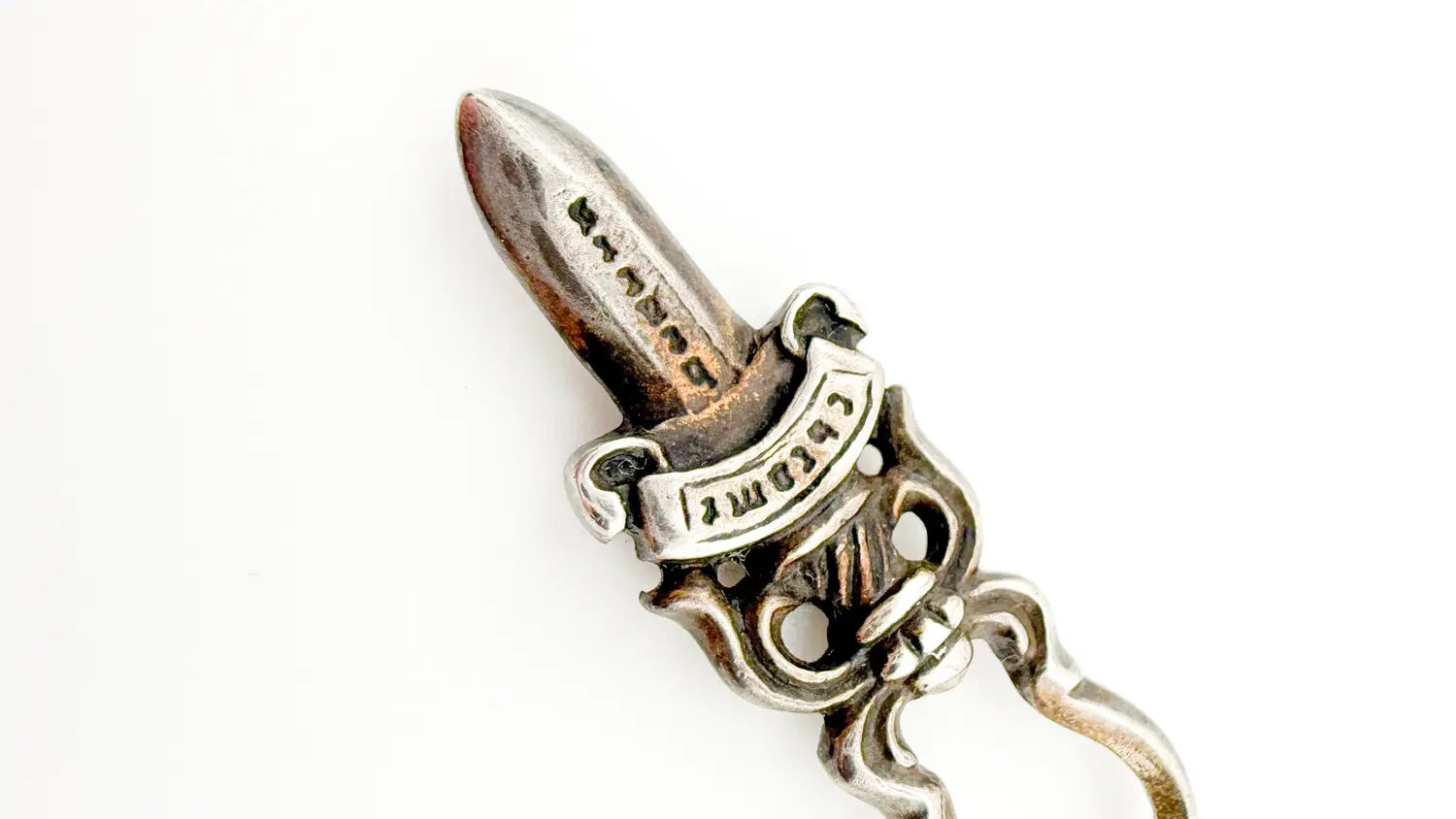 Chrome Hearts Necklace Dagger Zip Pendant Charm