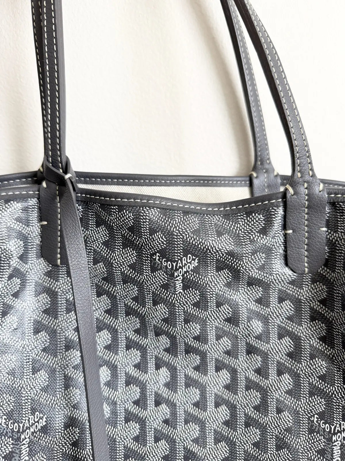 Goyard Goyardine Saint Louis PM Grey