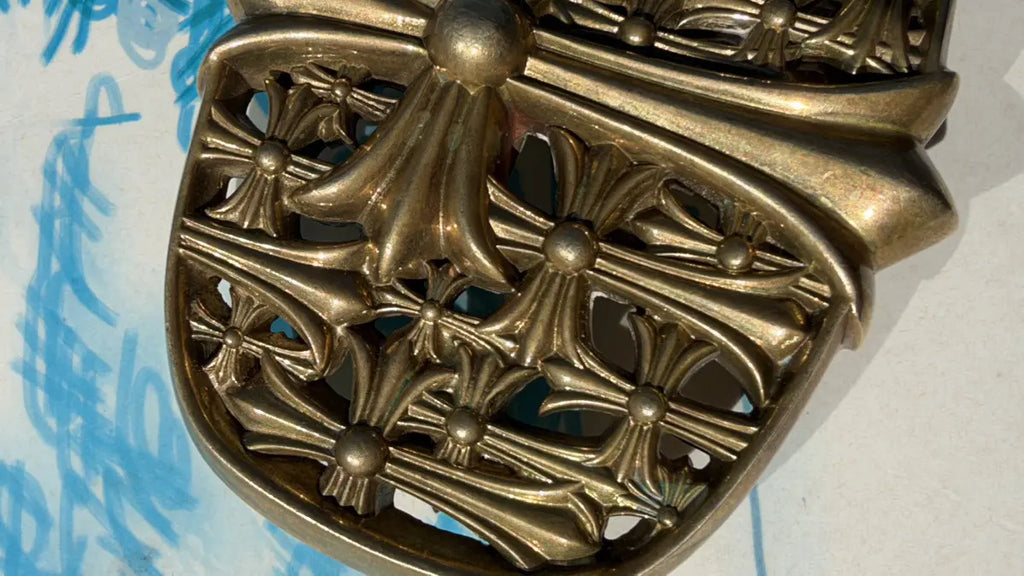 Chrome Hearts Cemetery Cross Belt Buckle Crafted Chrome Hearts