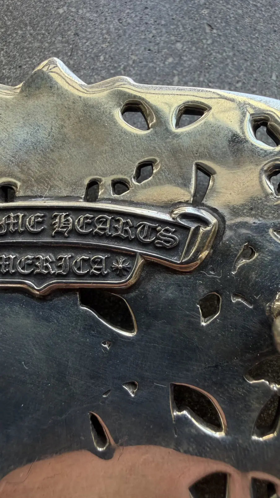 Chrome Hearts Cemetery Belt Buckle