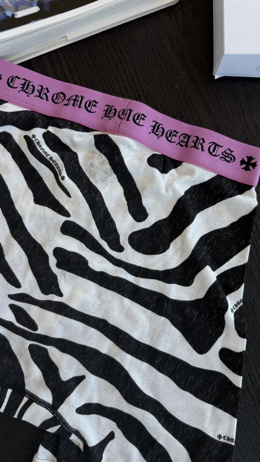 Chrome Hearts Zebra-Print Boxer Briefs Chrome Hearts
