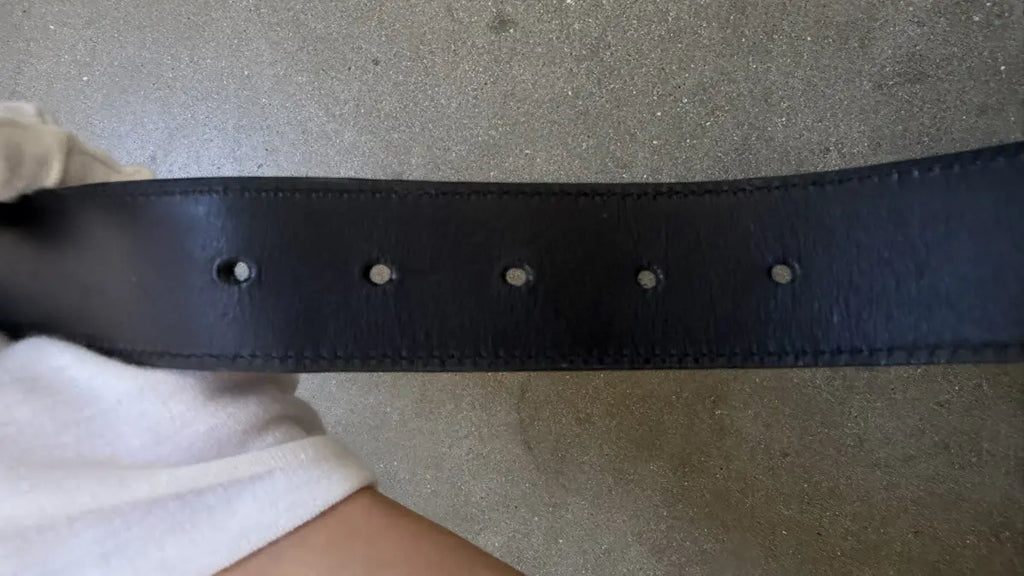 Chrome Hearts Cross Patch Pony Hair Gunslinger Belt
