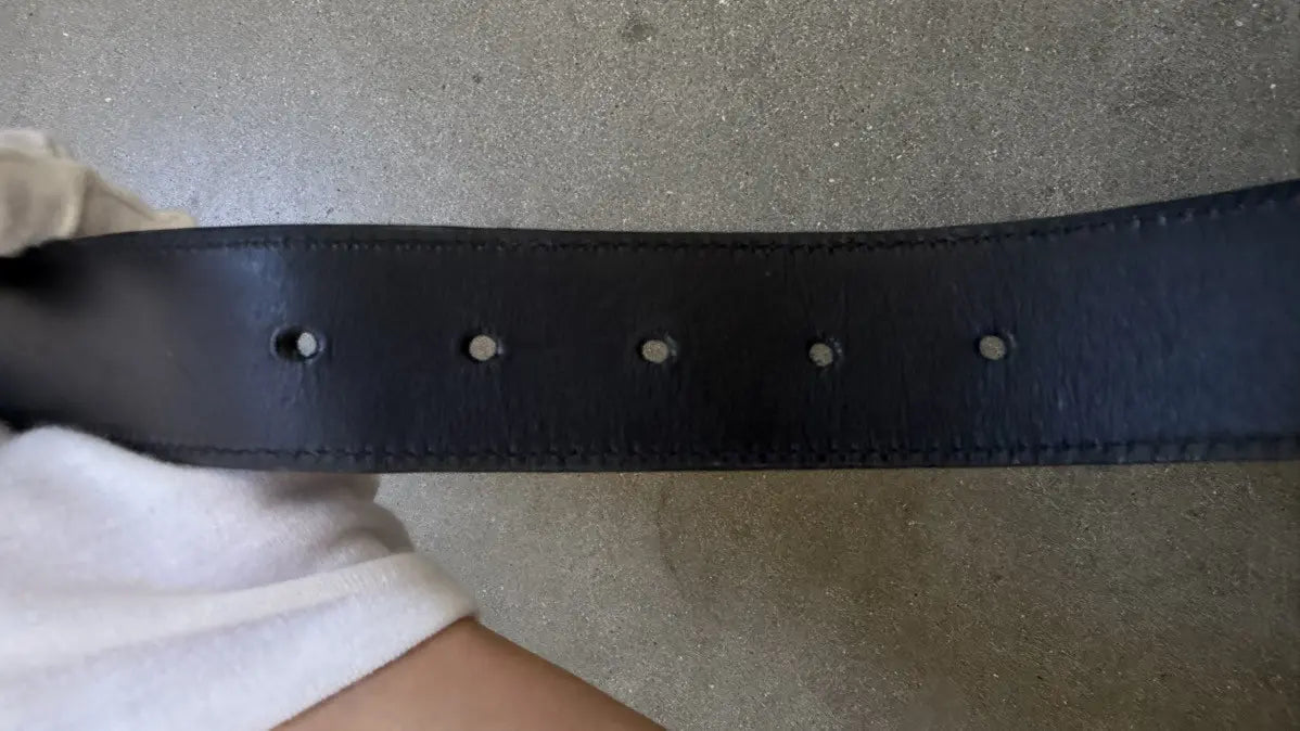 Chrome Hearts Cross Patch Pony Hair Gunslinger Belt