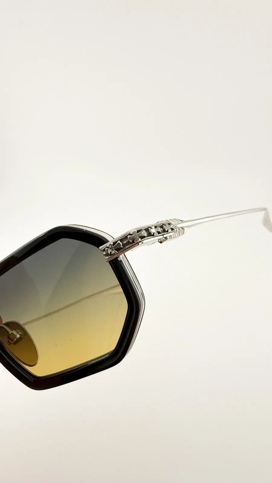 CHROME HEARTS STYLIDA BLACK/SHINY SILVER-SUN