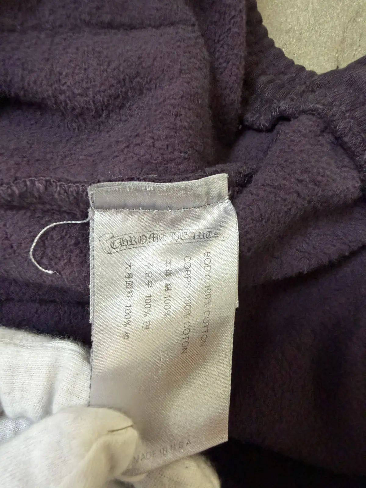 Chrome Hearts Deadly Doll Sweat Pants Purple