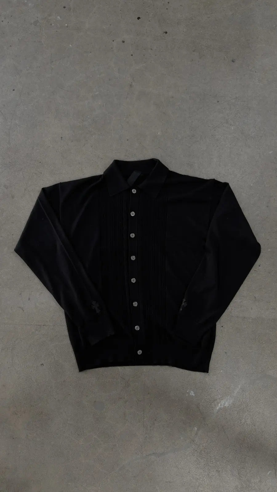 Chrome Hearts Chrome Hearts Cardigan Cross Patch Sweater