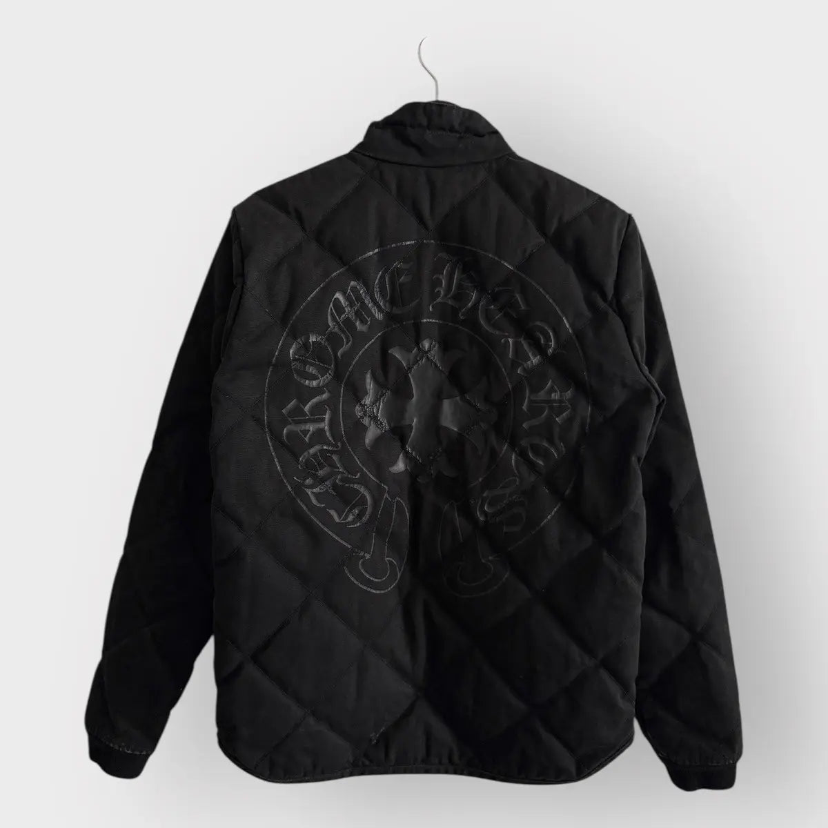 Chrome Hearts Horseshoe Plus Logo Quilted Jacket