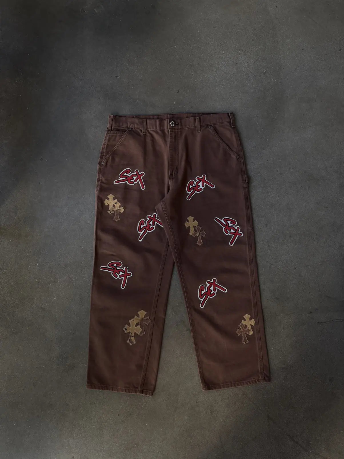 Chrome Hearts Sex Records Carpenter Pants
