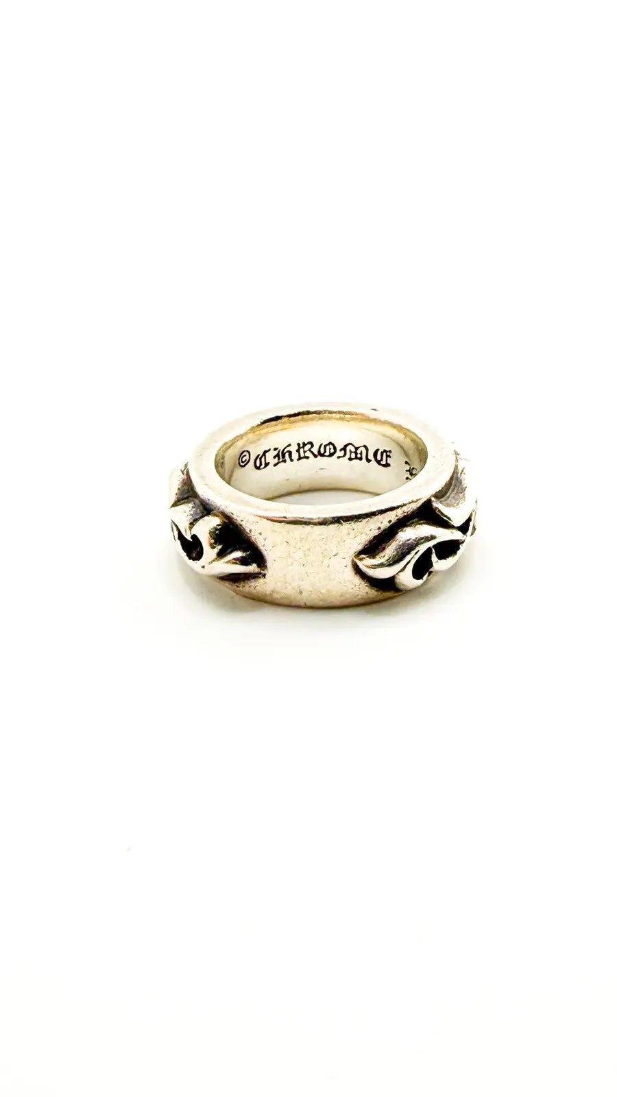 Chrome Hearts Double Narrow Vine Ring Size 6