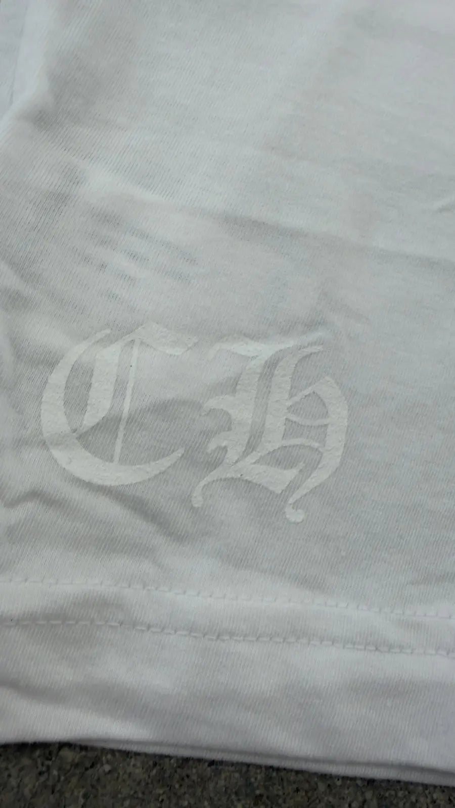 Chrome Hearts Cannes Neck Logo T-Shirt White