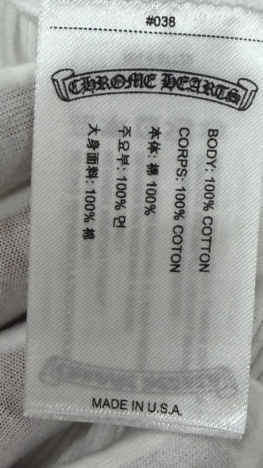 Chrome Hearts Richard Stark Middle Finger Tank Top