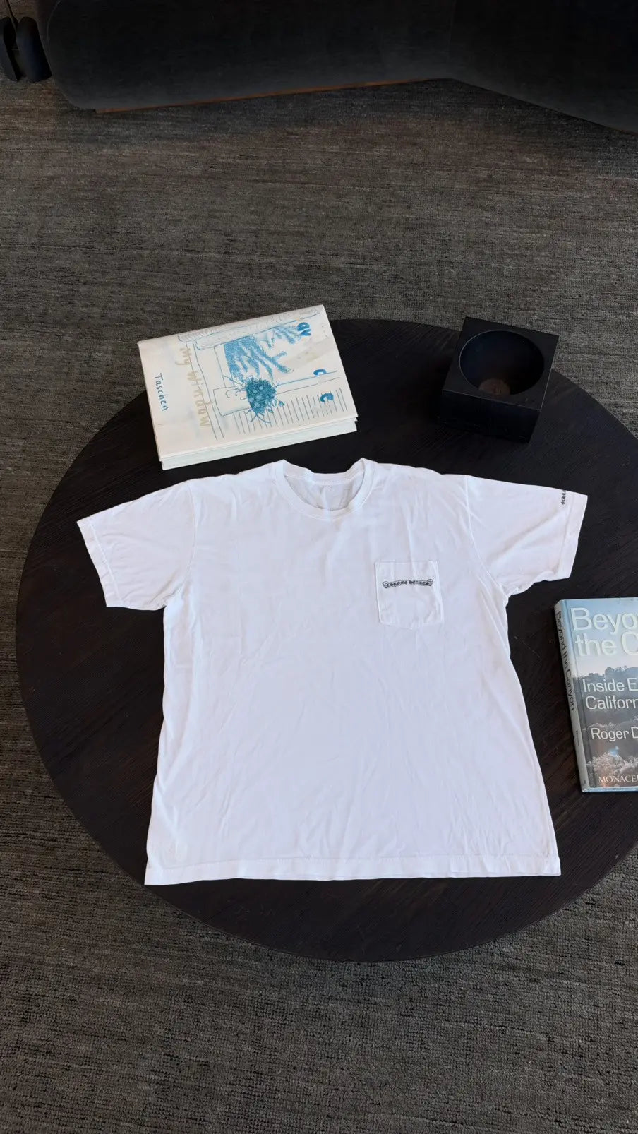 Chrome Hearts Scroll Logo Pocket T-Shirt Size XL Chrome Hearts