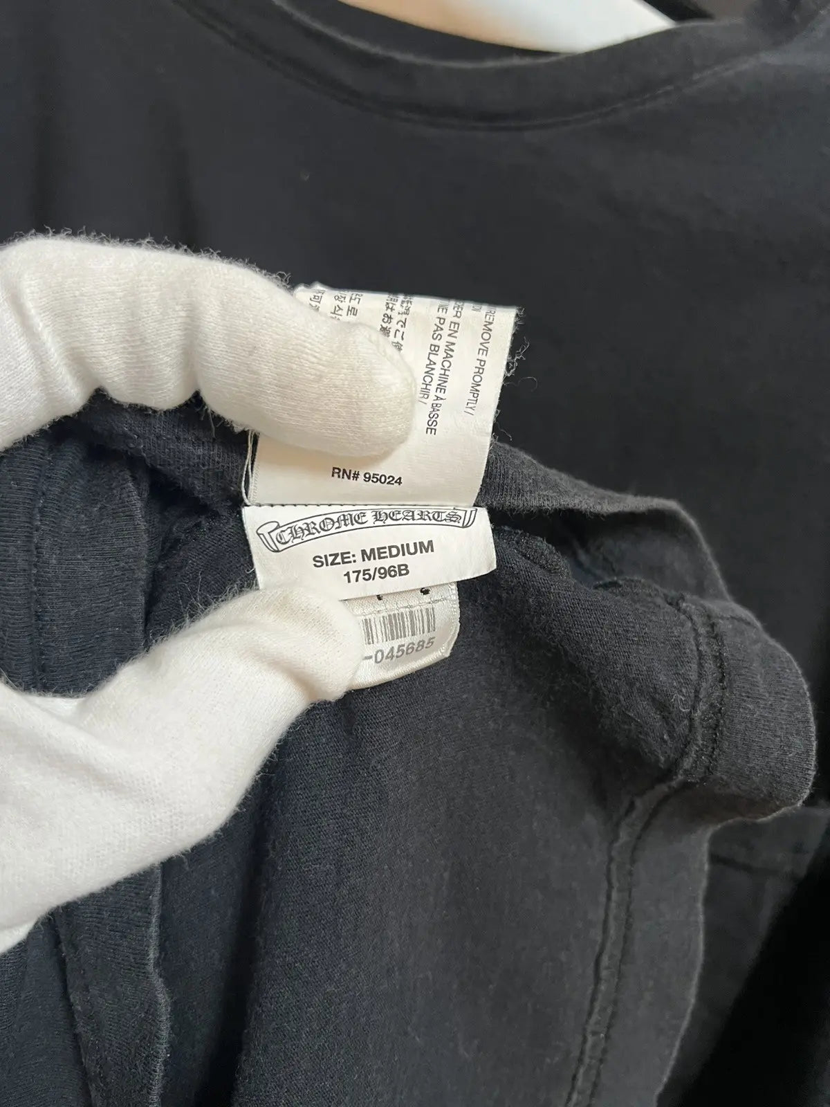 Chrome Hearts Triple Daggers Scroll Logo Tee