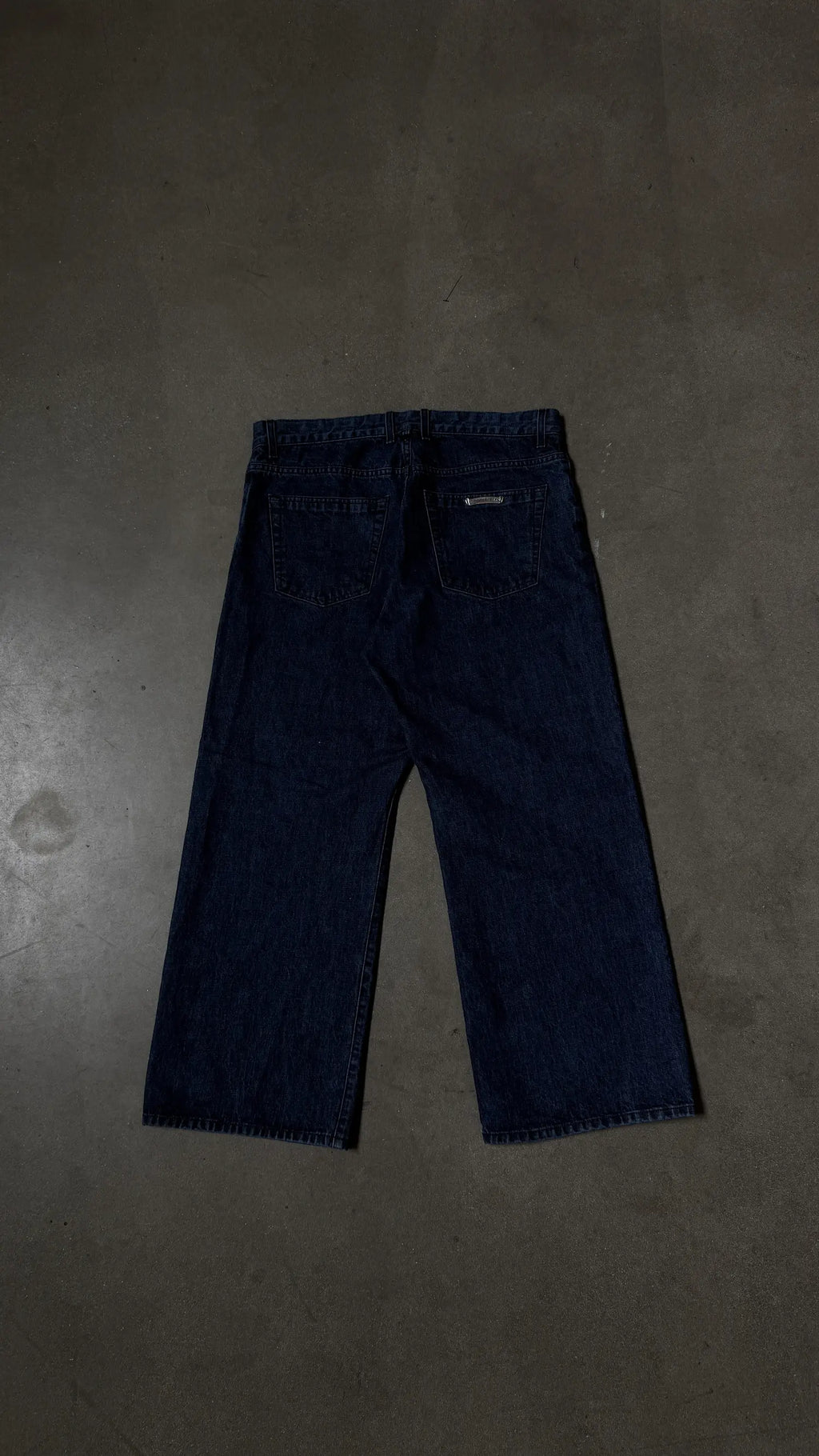 Chrome Hearts KS Cut Raw Blue Denim Jeans