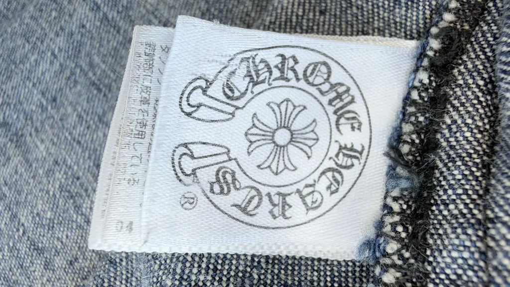 Chrome Hearts Cross Patch Western Denim Button-Up Shirt Size L Chrome Hearts