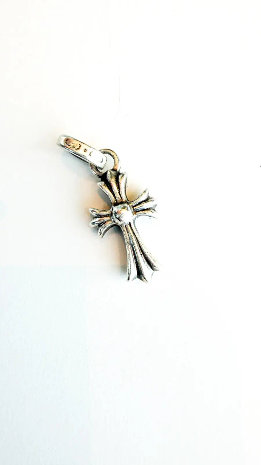 Chrome Hearts Baby Fat Pave Diamond Cross Pendant Chrome Hearts