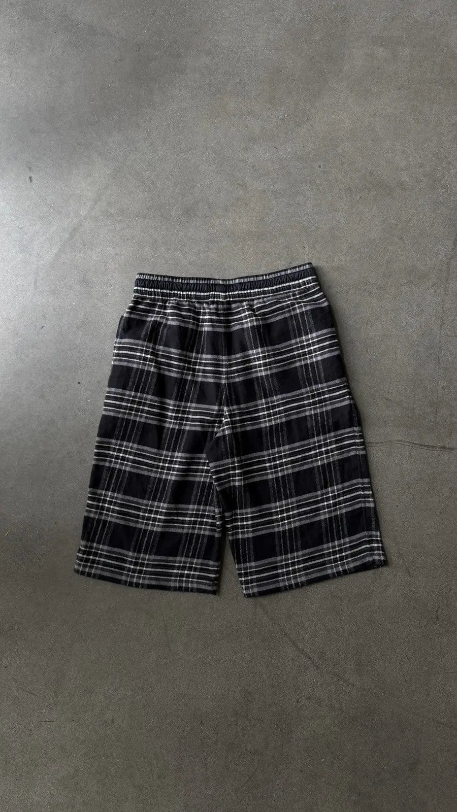 Chrome Hearts After School Cross Patch Flannel Shorts