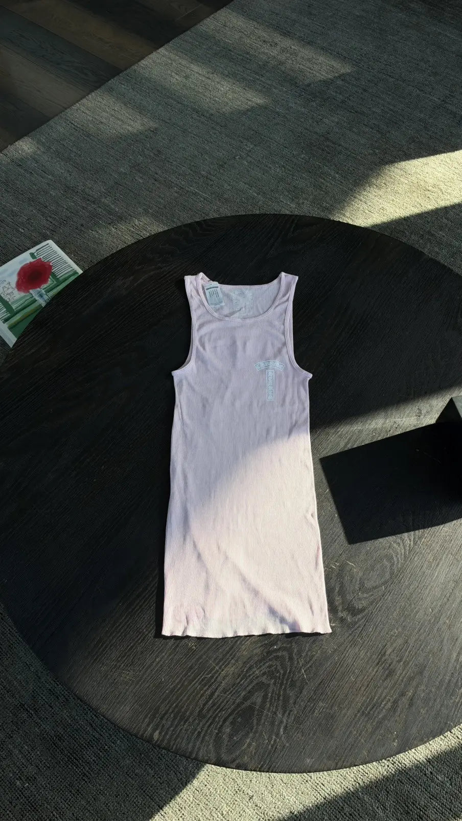 Chrome Hearts Pink T-Bar Rib Tank Top Size L Chrome Hearts