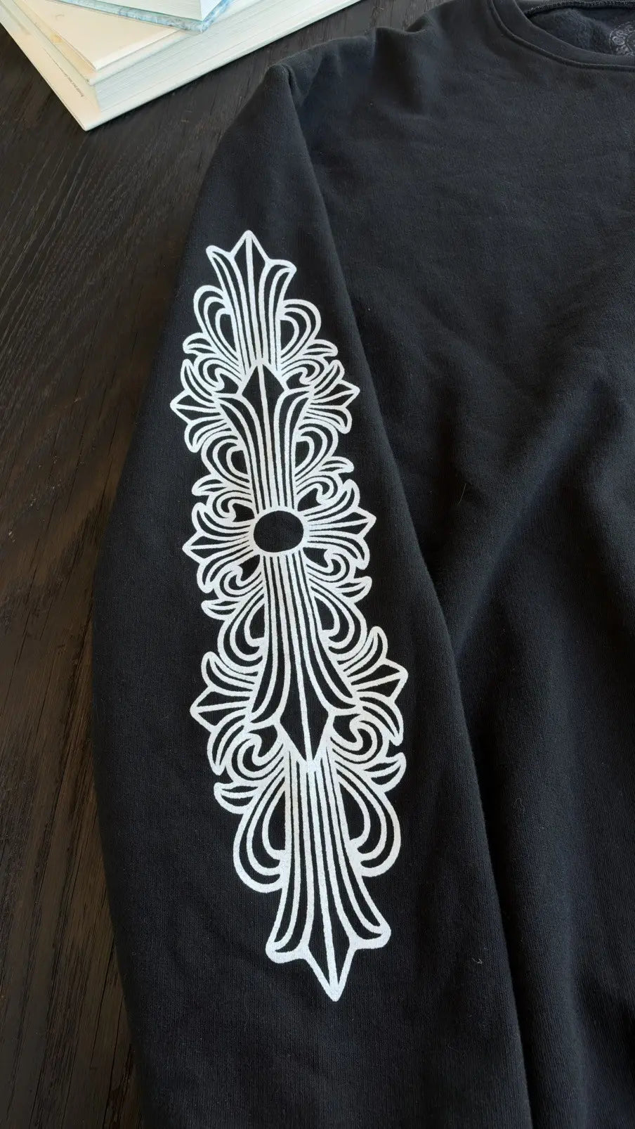 Chrome Hearts Floral Horseshoe Crewneck Sweatshirt Size XL Chrome Hearts