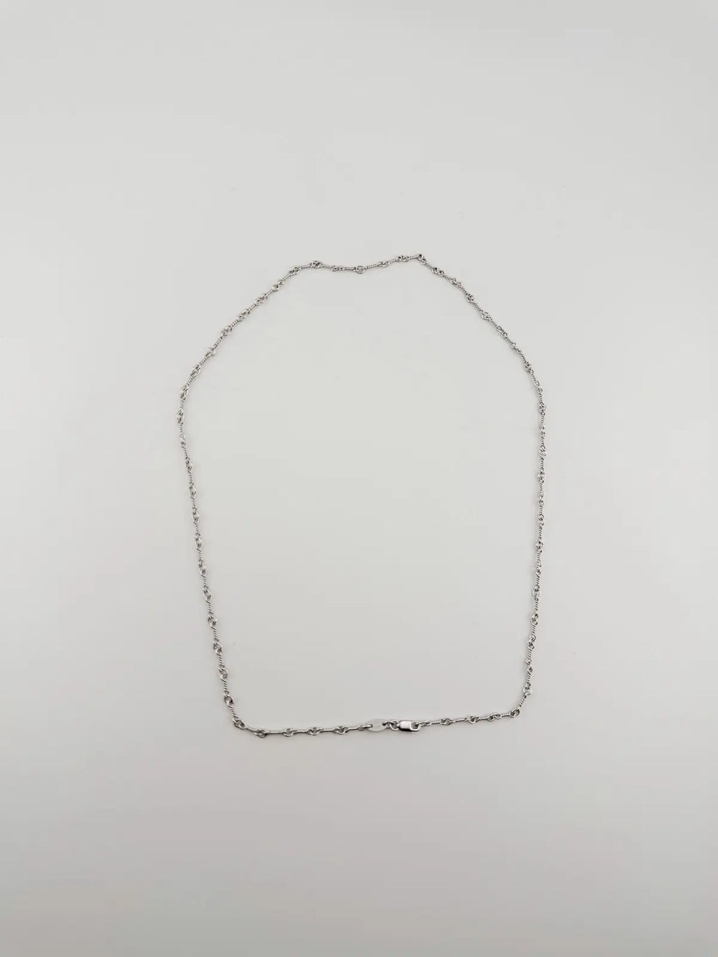 Chrome Hearts 18K White Gold Twist Chain