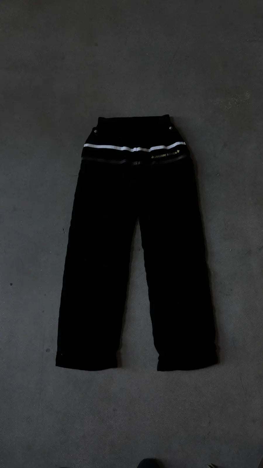 Chrome Hearts Y NOT Velour Pants