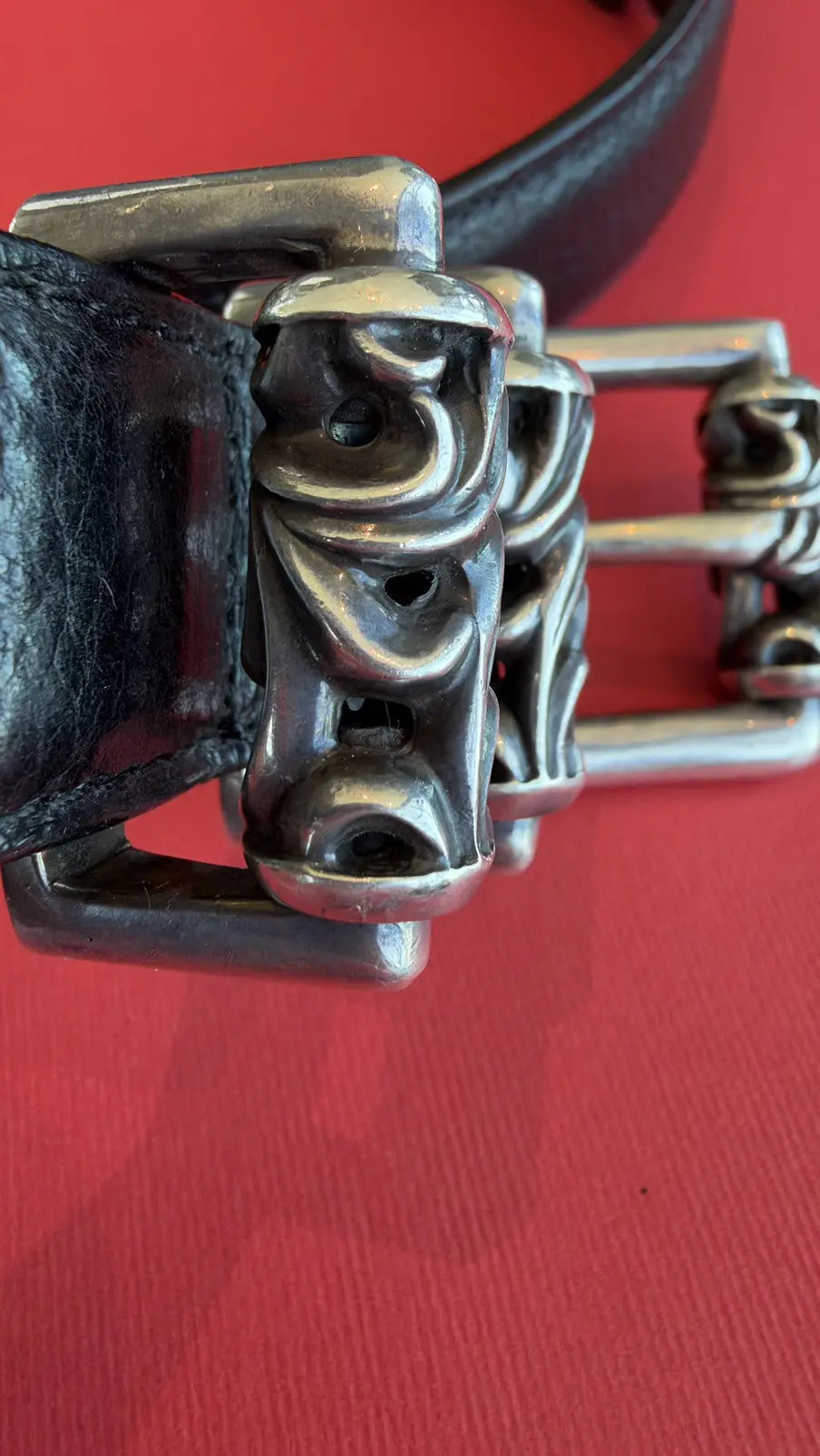 Chrome Hearts Double Roller Belt Size 36 Chrome Hearts