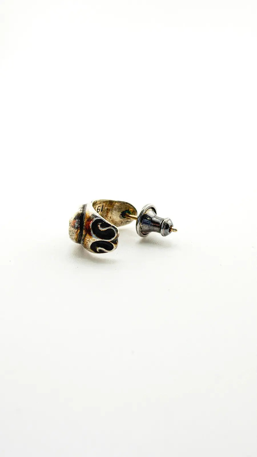 Chrome Hearts Carved Teardrop Earring Chrome Hearts