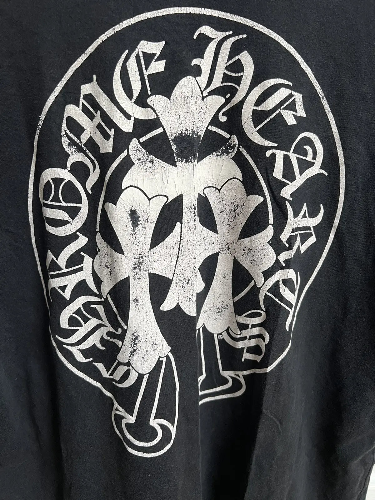 Chrome Hearts Triple Cross Horseshoe T-Shirt Black