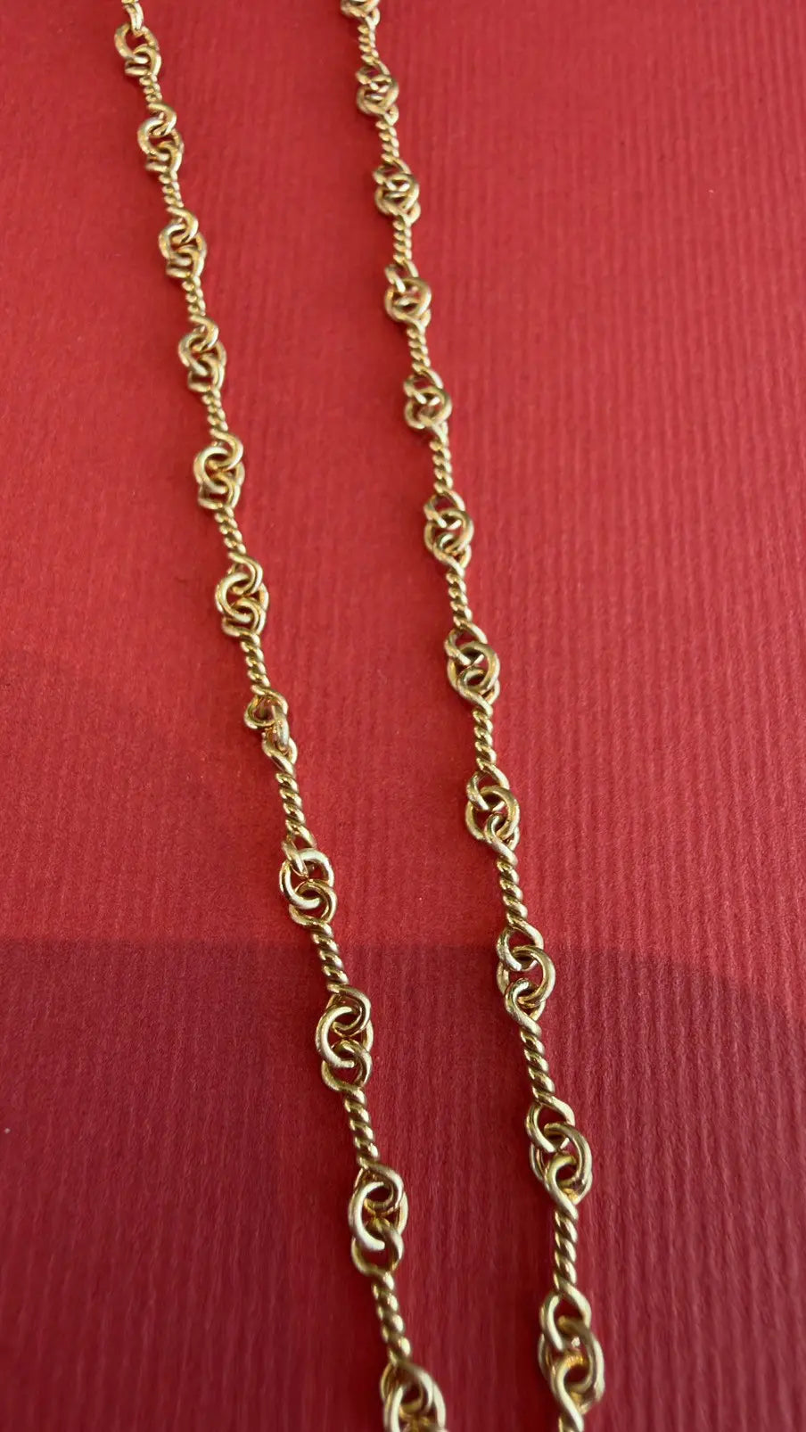 Chrome Hearts 22K Gold Twist Chain Necklace - 20 Inches Chrome Hearts