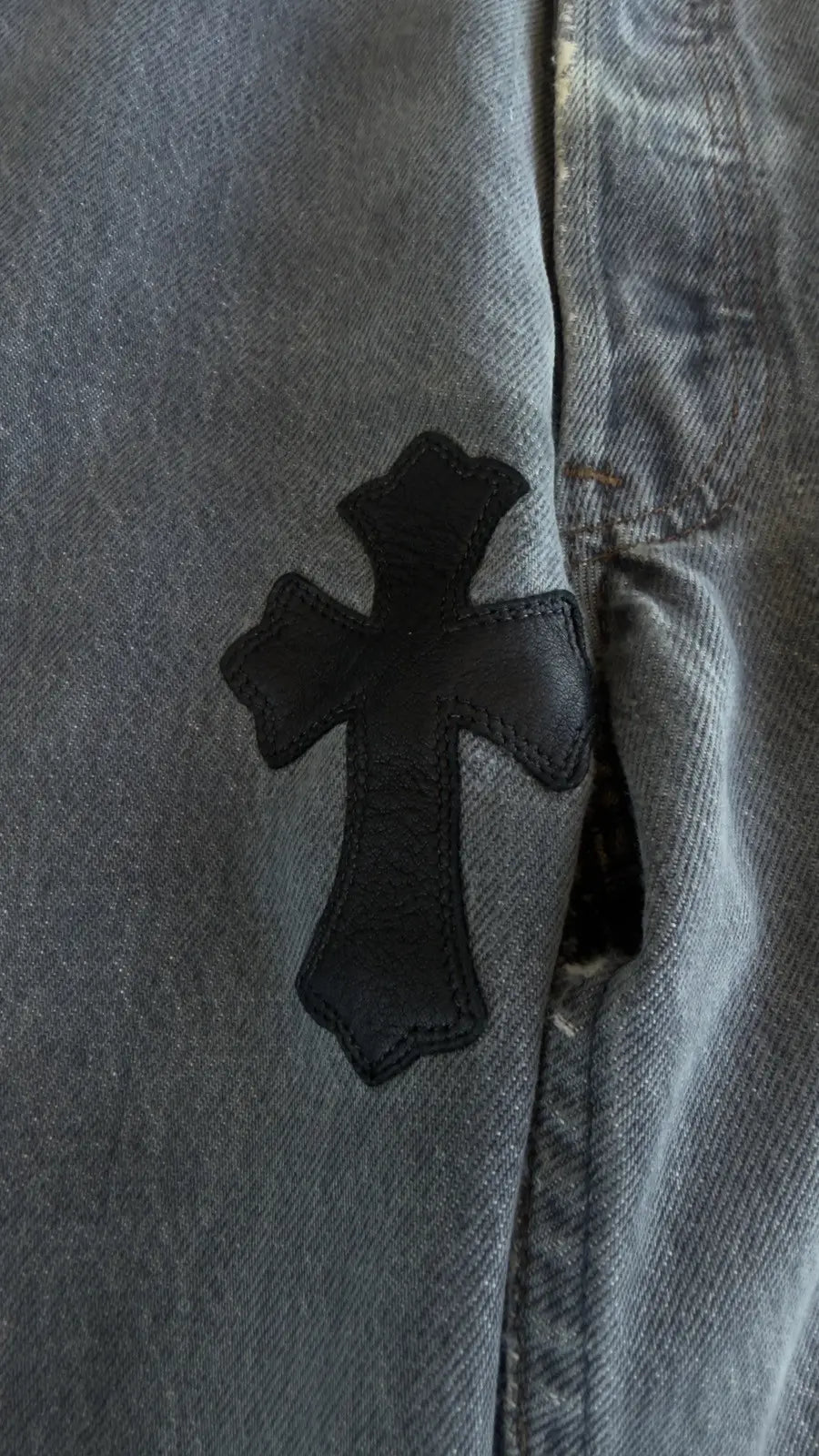 Chrome Hearts Cross Patch Denim Jeans Size 31 Chrome Hearts