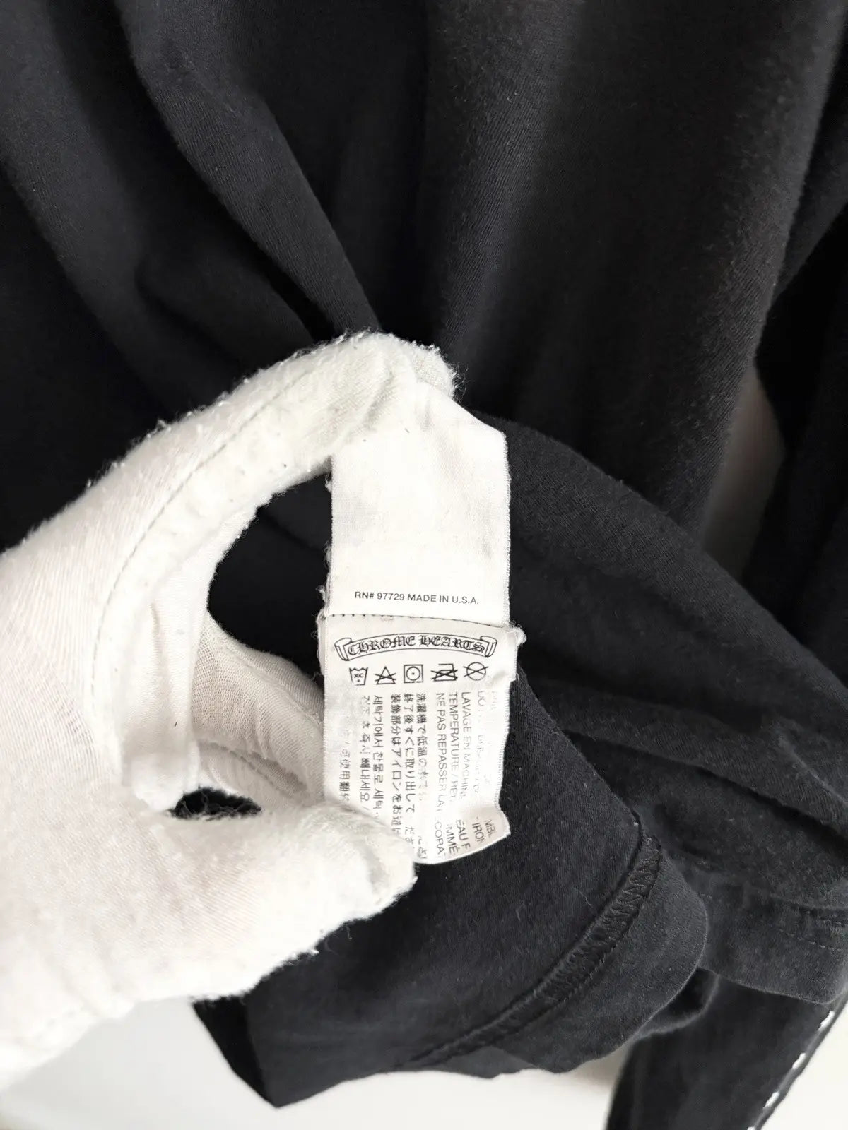 Chrome Hearts Seal Plus Cross Logo LS Tee