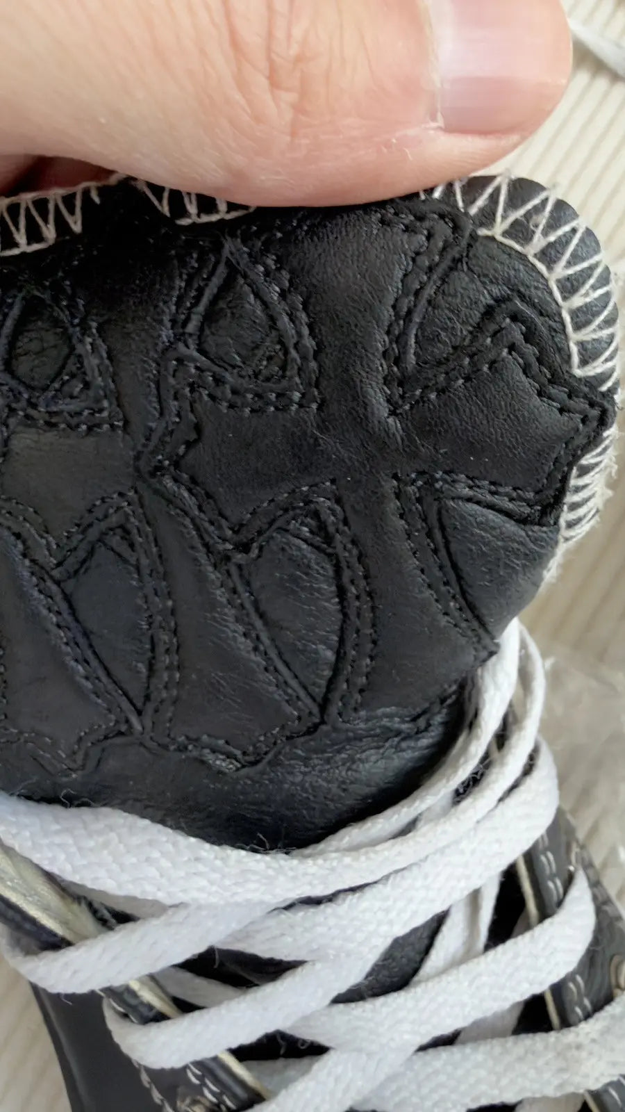 Chrome Hearts Converse All Stars Triple Cross