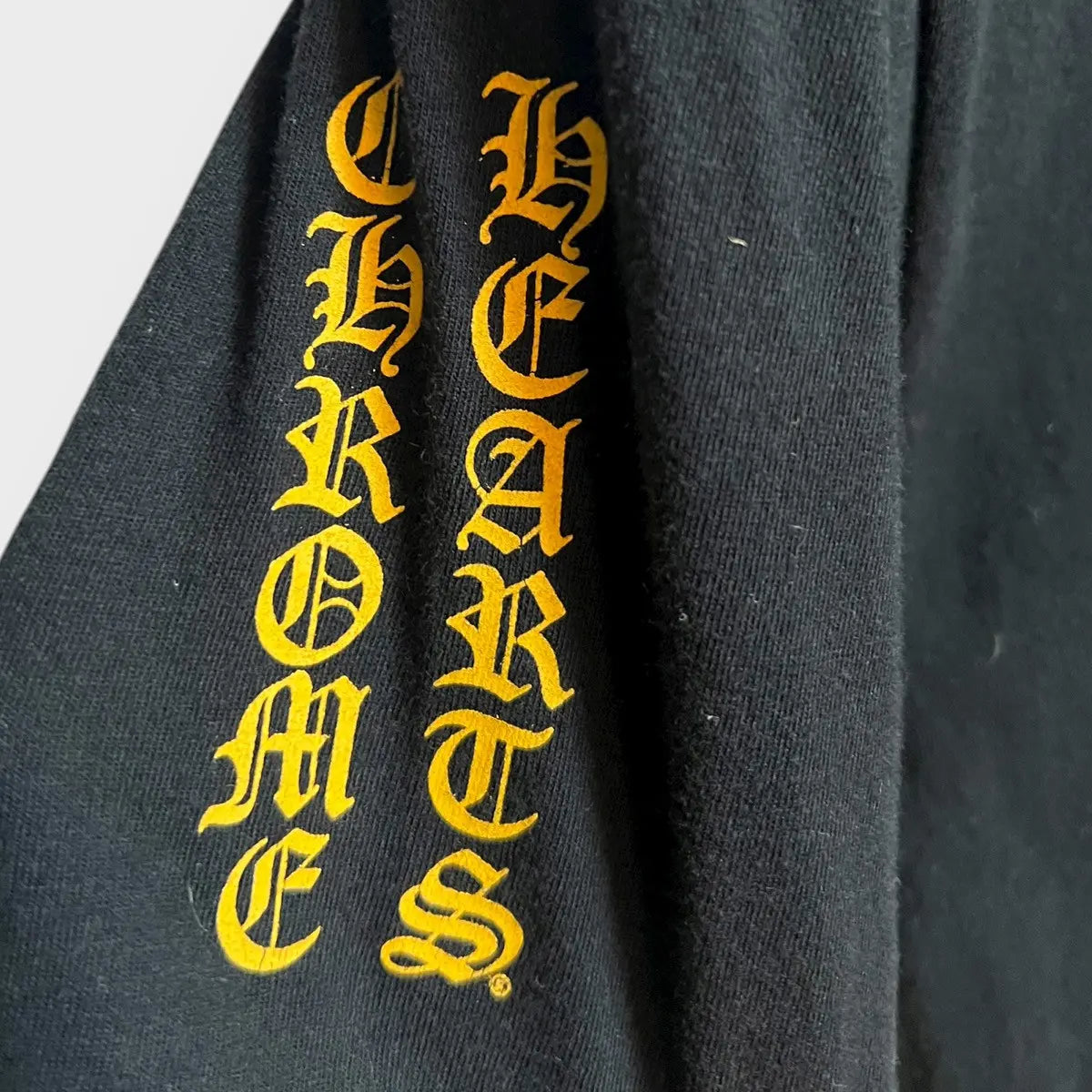 2010s Chrome Hearts Yellow Vine Dagger Scripts Tee