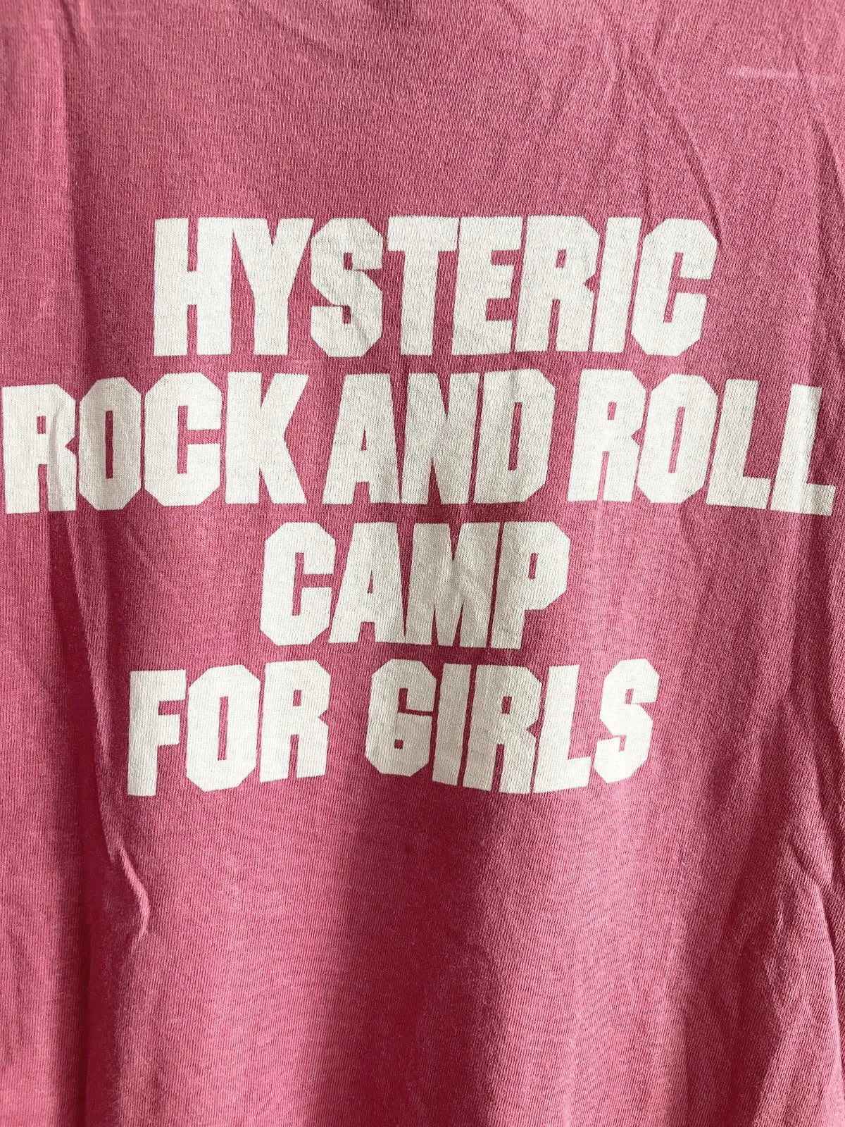 1990s Hysteric Glamour Nude Girl Rock Camp Tee