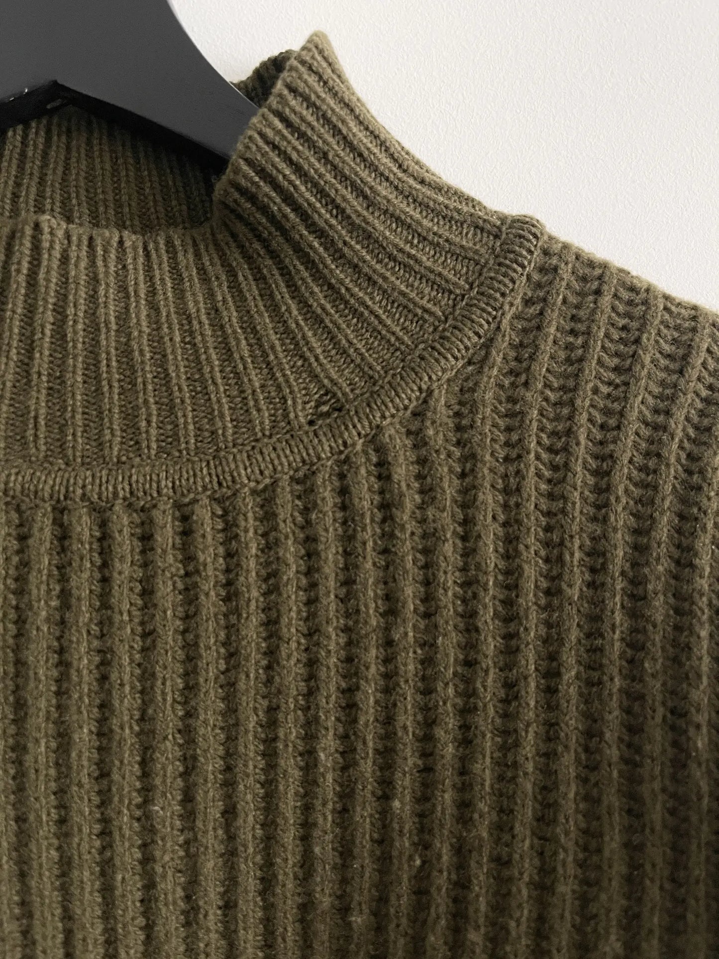 FW18 Rick Owens Sisyphus Turtleneck Wool Knit Sweater