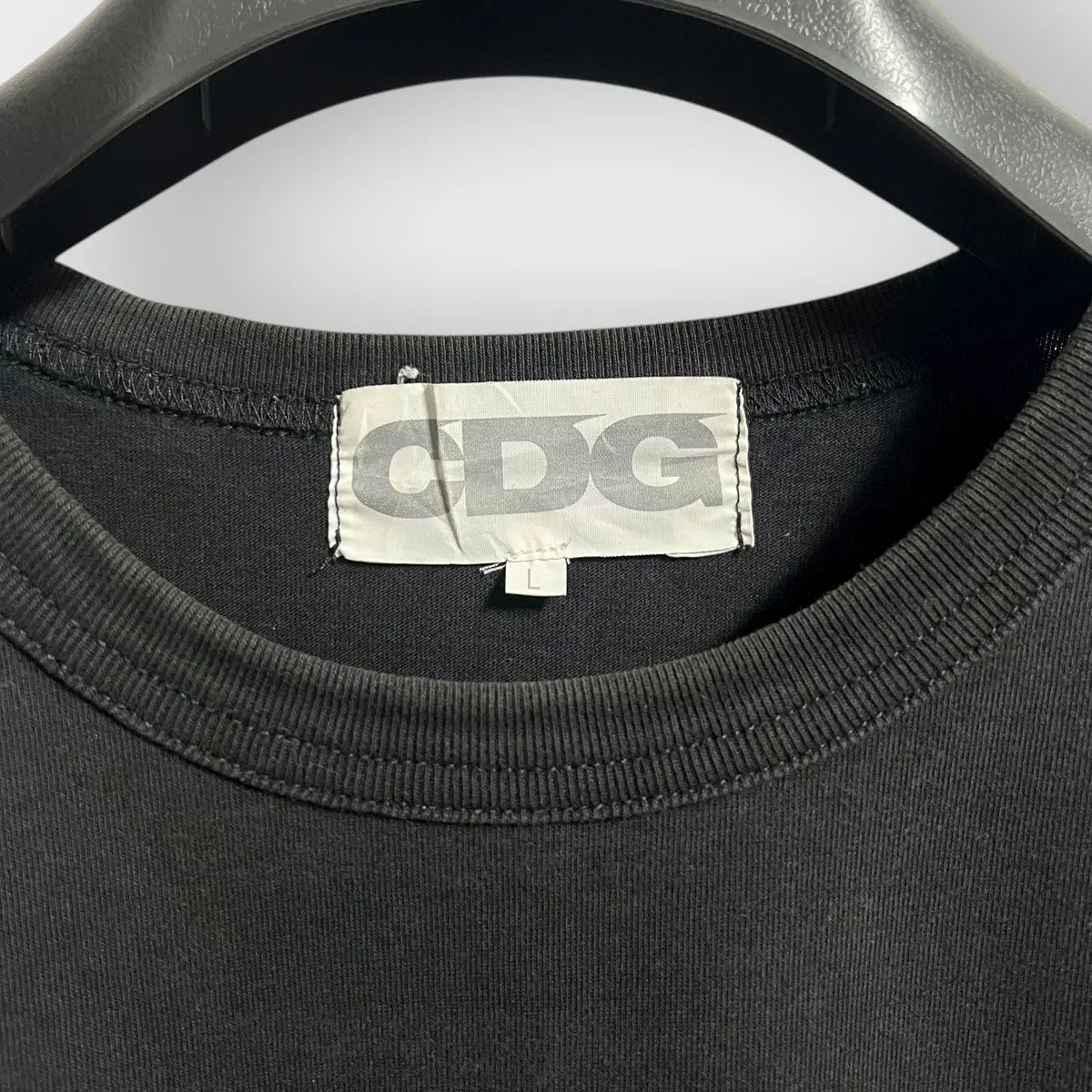 2010s Comme Des Garçons CDG Japanese Flag Logo Tee