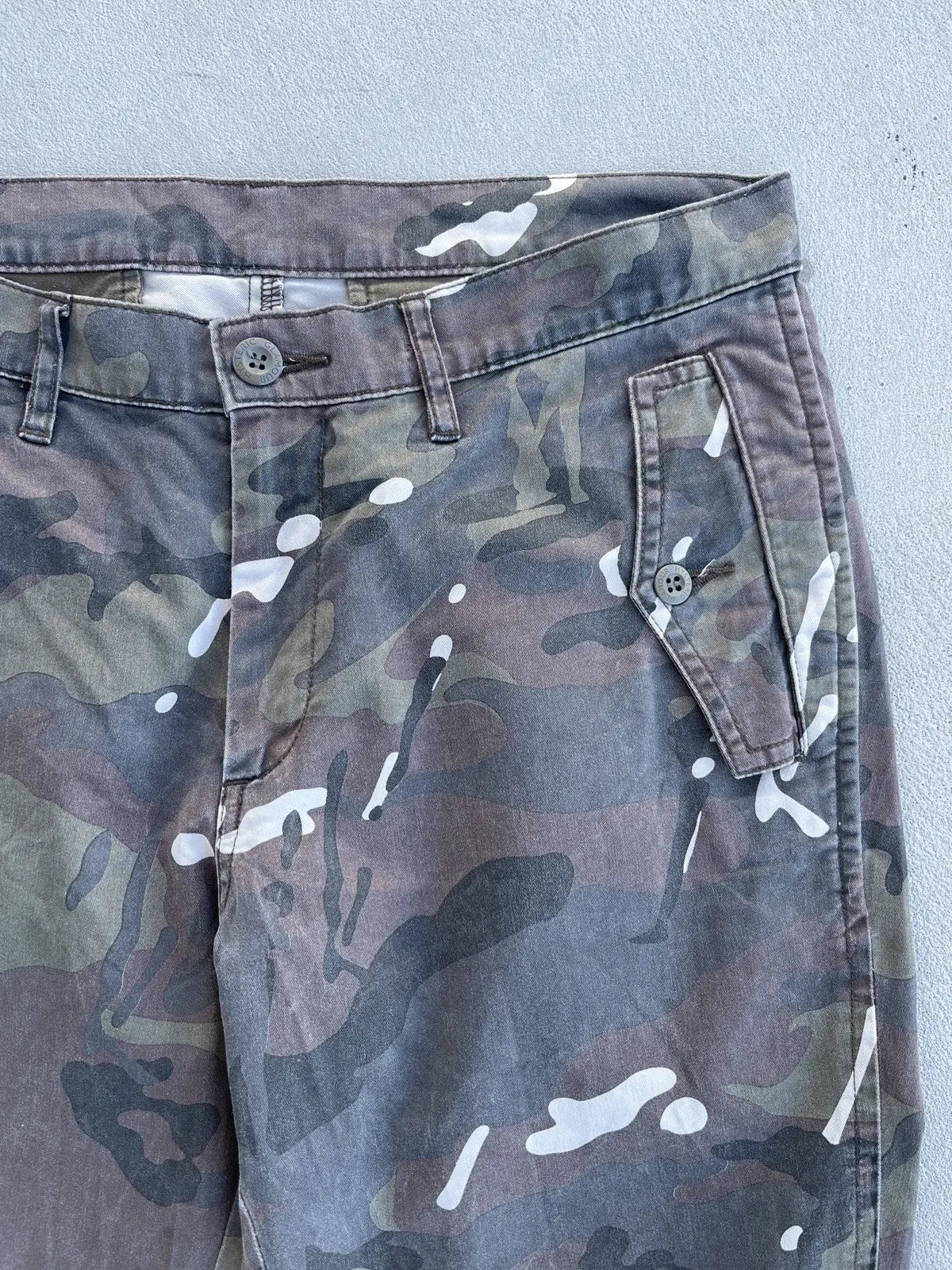 1990s Hysteric Glamour Camo Splash Pants