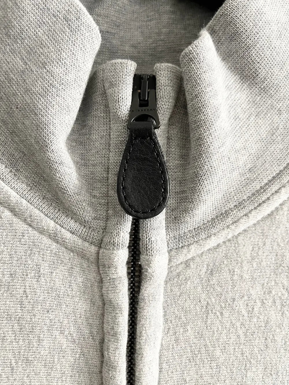 2000s Burberry Classic Logo Quarter Zip Up Sweatshirt