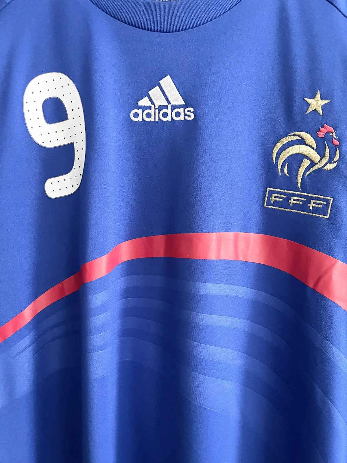 2007-08 France Home Jersey #9 Benzema