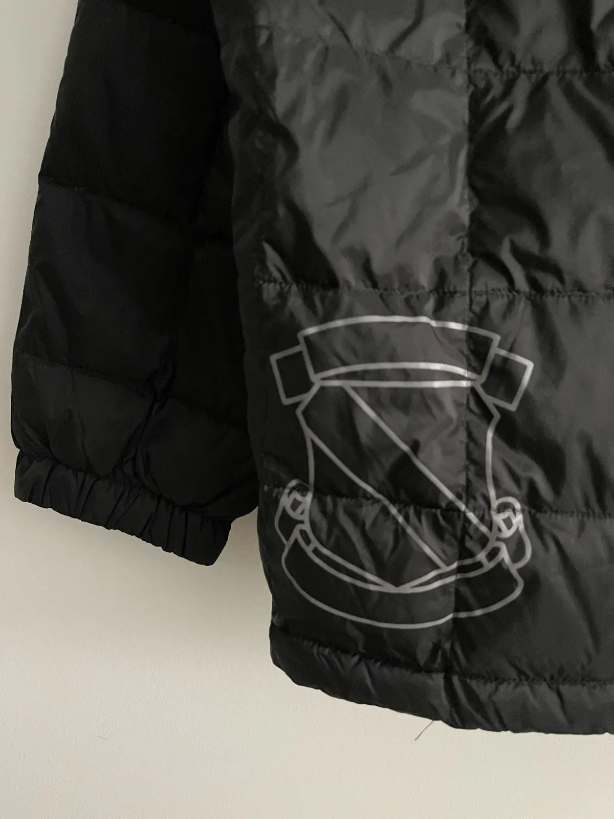 2010s Number (N)ine Taion Center Logo Quilted Hoodie