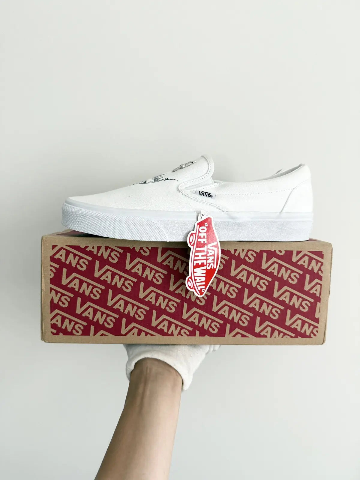 Chrome Hearts Matty Boy 1of1 All White Vans
