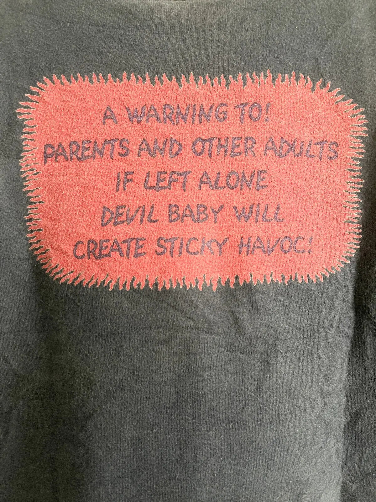 1990s Hysteric Glamour Devil Baby Flame Vest