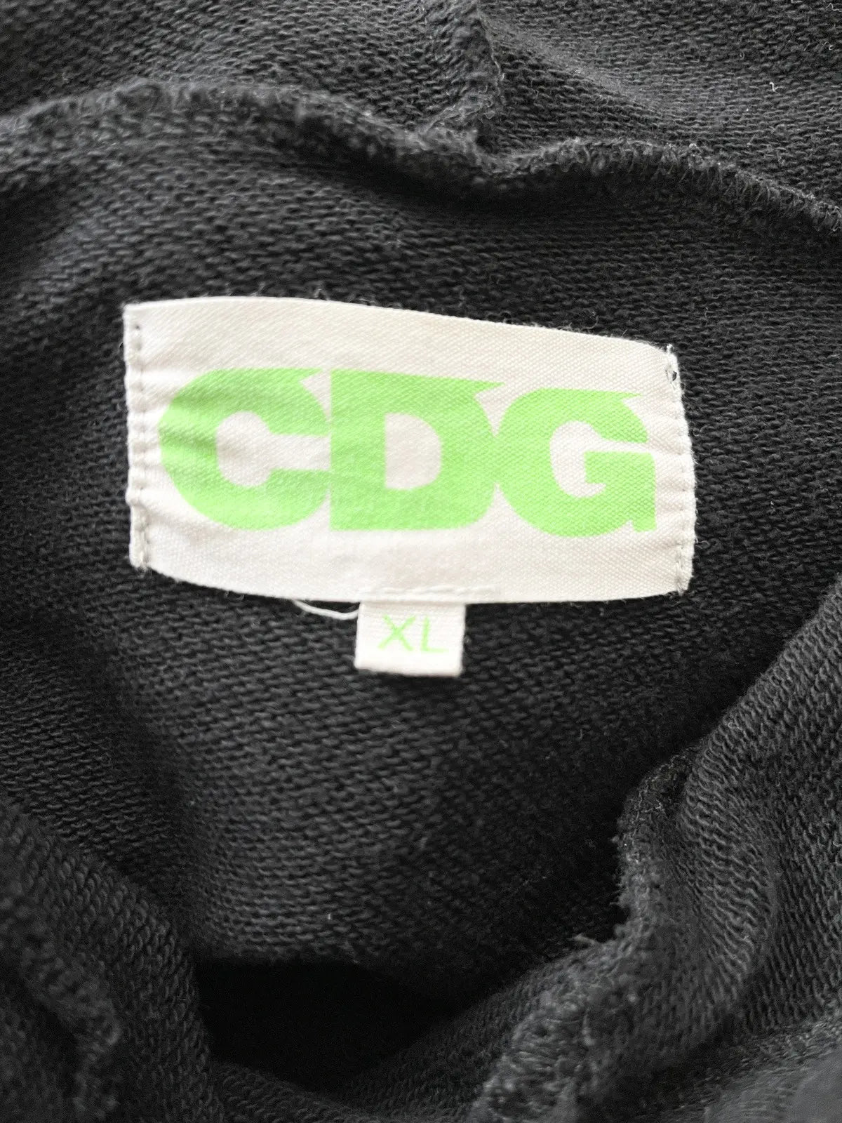 2010s Comme Des Garçons CDG Green Logo Hoodie